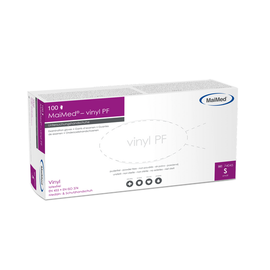 MaiMed vinyl PF – Vinylhandschuhe puderfrei (100 Stk.)