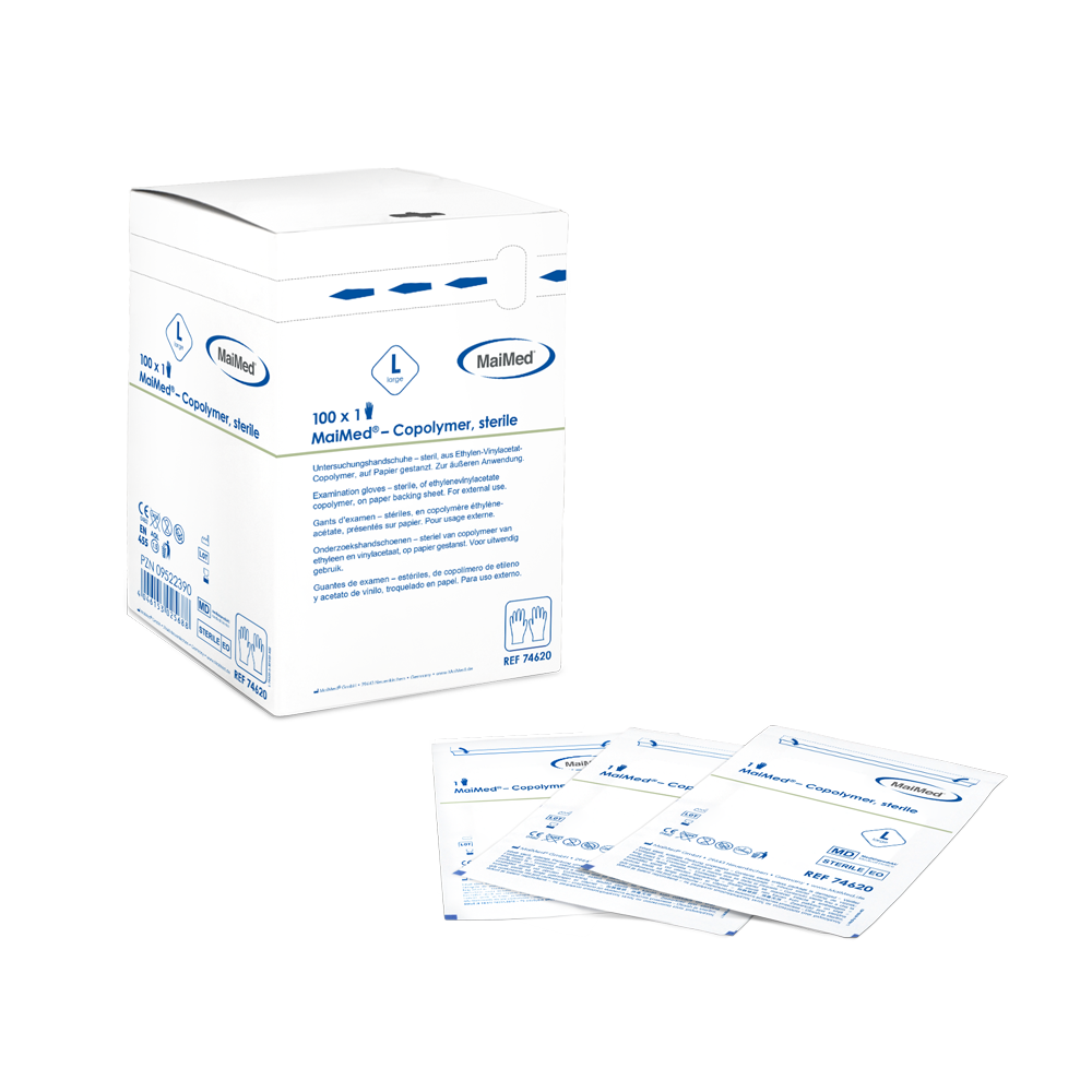 MaiMed Copolymer Sterile – Einmalhandschuhe, steril – 100 Stück