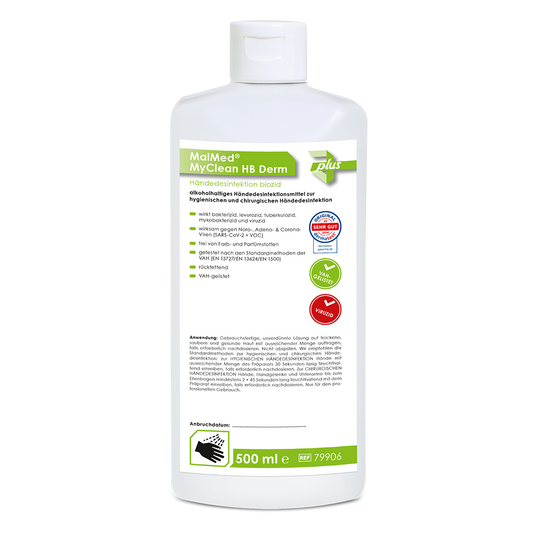 MaiMed MyClean HB-Derm Händedesinfektion – 500 ml
